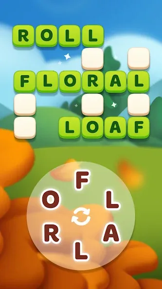 Скачать Word Spells: Word Puzzle Game [MOD: безлимитные подсказки и открыты все уровни] на телефон — скриншот 1