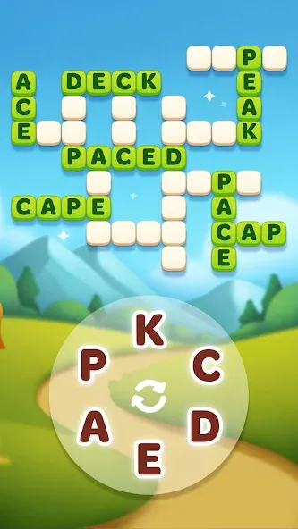 Скачать Word Spells: Word Puzzle Game [MOD: безлимитные подсказки и открыты все уровни] на телефон — скриншот 3