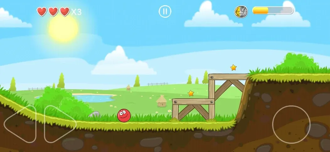 Взломанная Crazy Ollie Ball [MOD: без рекламы и много жизней] на Андроид — скриншот 1