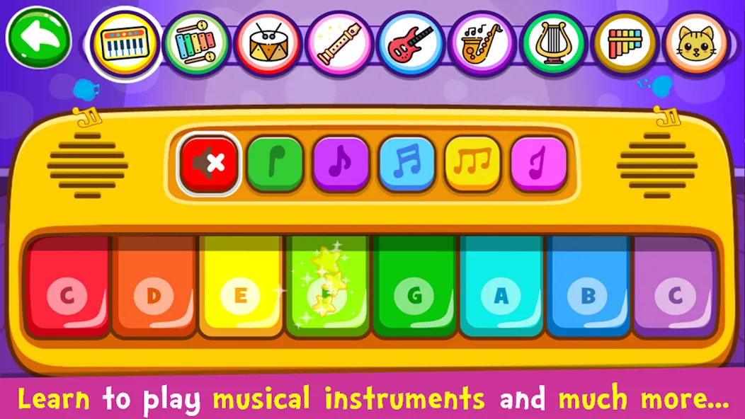 Скачать Piano Kids - Music & Songs [MOD: все песни и инструменты открыты] — скриншот 1