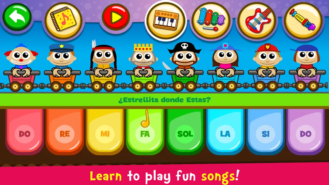 Скачать Piano Kids - Music & Songs [MOD: все песни и инструменты открыты] — скриншот 5