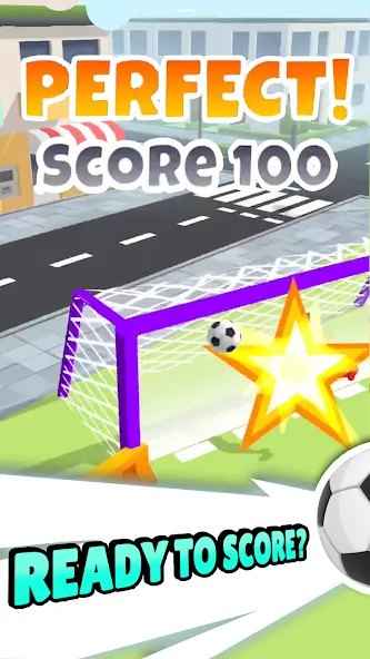 Crazy Kick! Fun Football game [MOD: безлимитные деньги и все голы] на Андроид — скриншот 1
