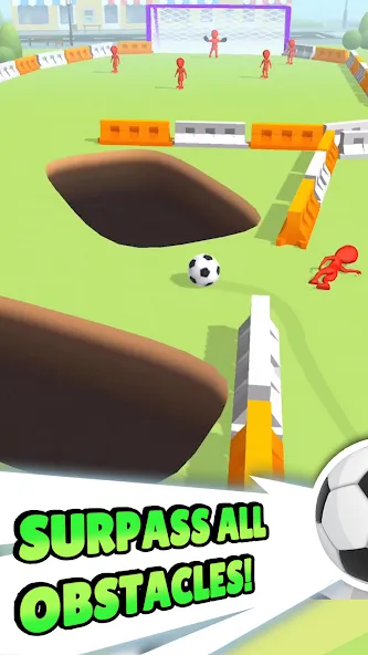 Crazy Kick! Fun Football game [MOD: безлимитные деньги и все голы] на Андроид — скриншот 4
