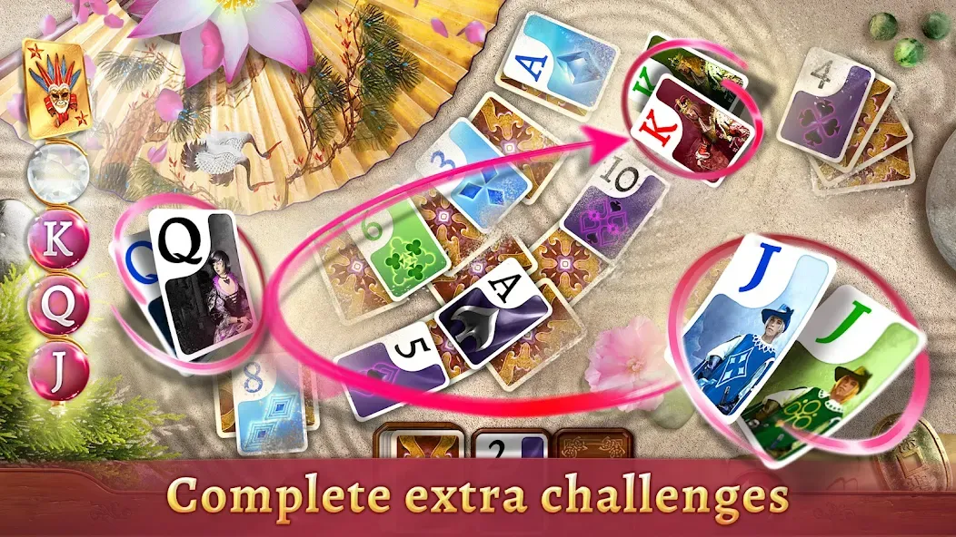 Скачать Solitaire Dreams: Card Games [MOD: безлимитные подсказки и отмены ходов] — скриншот 4