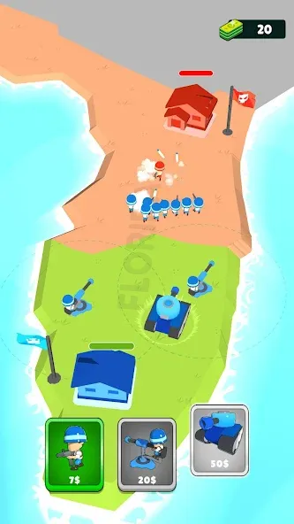 Скачать Draw Army: State Survivor [MOD: безлимитные деньги и усиленная армия] на телефон — скриншот 1