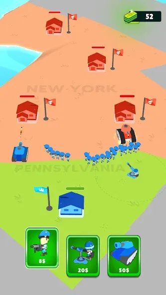 Скачать Draw Army: State Survivor [MOD: безлимитные деньги и усиленная армия] на телефон — скриншот 5