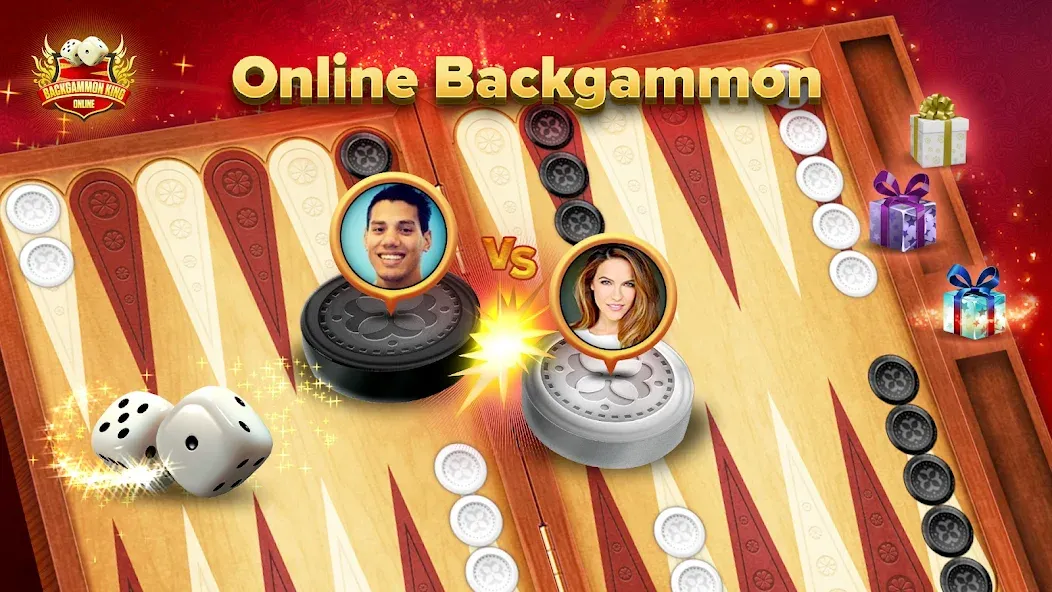 Backgammon King Online [MOD: безлимитные монеты и премиум открыт] (Бесплатно / APK) — скриншот 1