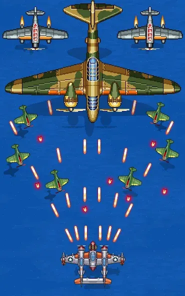 Скачать взлом 1945 Air Force: Airplane games [MOD: безлимитные деньги и все самолёты] — скриншот 3