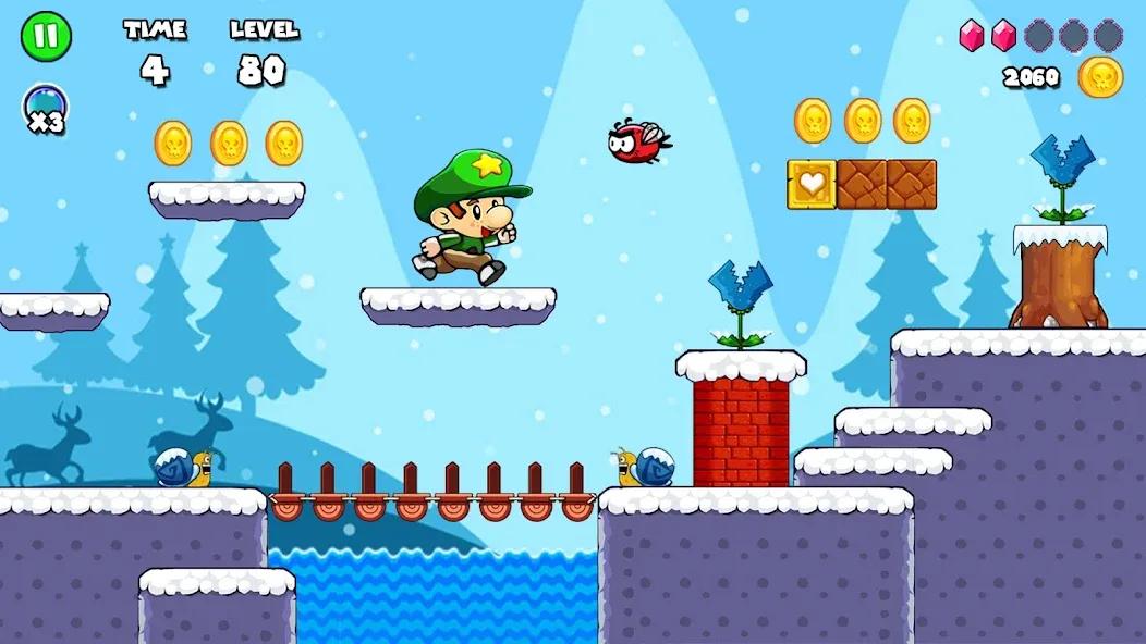 Bob Run: Adventure run game [MOD: бесконечные жизни и монеты] последняя версия — скриншот 3