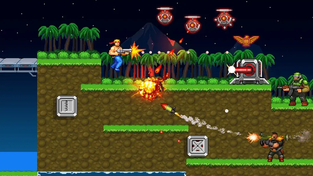 Gun Force: Action Shooting [MOD: безлимитные патроны и мощное оружие] — Скачать бесплатно (APK) — скриншот 2