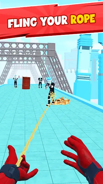 Взломанная Web Master 3D: Superhero Games [MOD: безлимитные деньги и все герои] на Андроид — скриншот 2