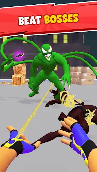 Взломанная Web Master 3D: Superhero Games [MOD: безлимитные деньги и все герои] на Андроид — скриншот 5