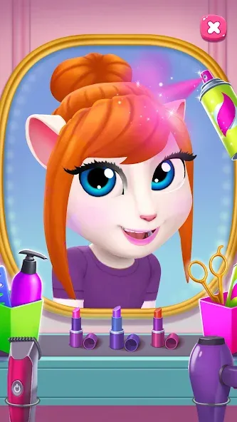My Talking Angela 2 [MOD: безлимитные монеты и все предметы] последняя версия — скриншот 2