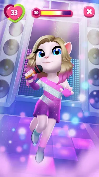 My Talking Angela 2 [MOD: безлимитные монеты и все предметы] последняя версия — скриншот 3