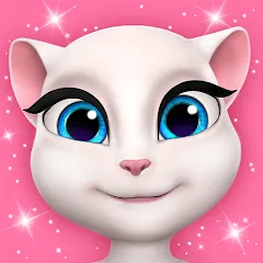 My Talking Angela [MOD: безлимитные монеты и алмазы] (Бесплатно / APK)