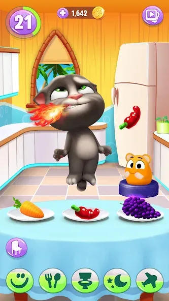 Скачать My Talking Tom 2 [MOD: безлимитные монеты и алмазы] на телефон — скриншот 5