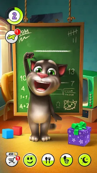 My Talking Tom [MOD: безлимитные деньги и одежда] последняя версия — скриншот 5