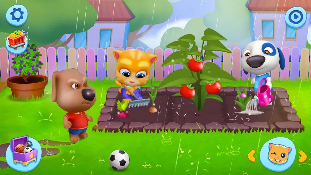 My Talking Tom Friends [MOD: безлимитные монеты и все персонажи] — Скачать бесплатно (APK) — скриншот 3