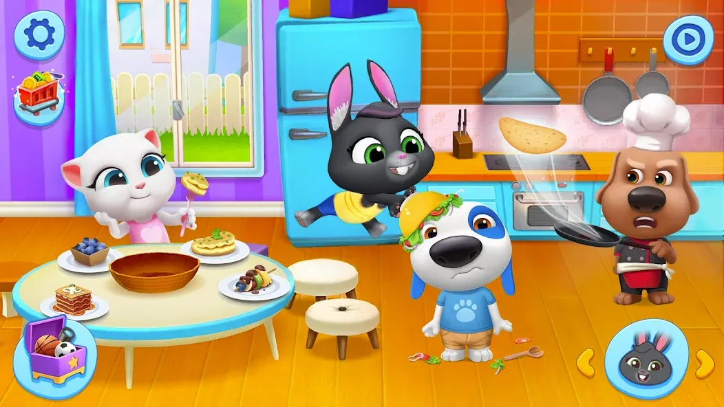 My Talking Tom Friends [MOD: безлимитные монеты и все персонажи] — Скачать бесплатно (APK) — скриншот 5