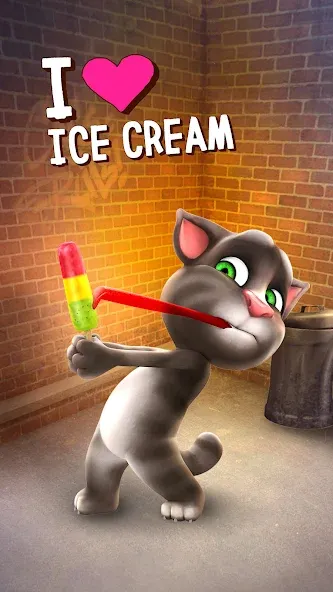 Talking Tom Cat [MOD: много денег и все предметы открыты] последняя версия — скриншот 1