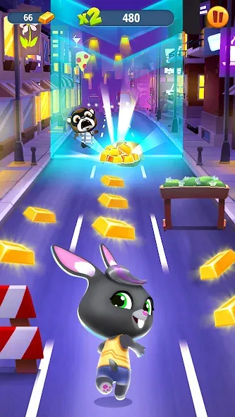 Talking Tom Gold Run [MOD: безлимитные монеты и энергия] — Скачать бесплатно (APK) — скриншот 3