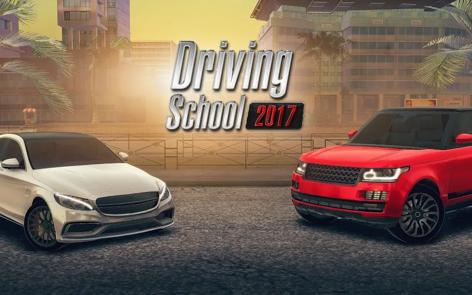 Driving School 2017 [MOD: безлимитные деньги и все машины] на Андроид — скриншот 1