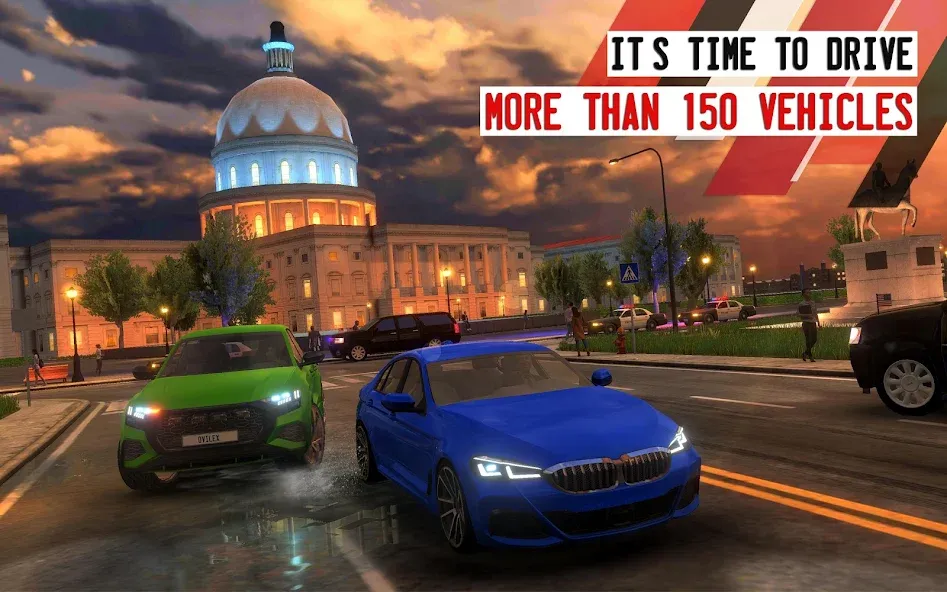 Скачать взлом Driving School Simulator [MOD: безлимитные деньги и машины] — скриншот 1