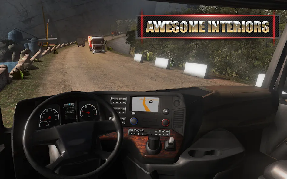 Взломанная European Truck Simulator [MOD: безлимитные деньги и топливо] на Андроид — скриншот 4