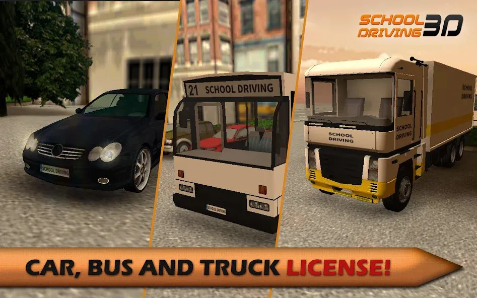 School Driving 3D [MOD: безлимитные деньги и всё открыто] (Бесплатно / APK) — скриншот 3