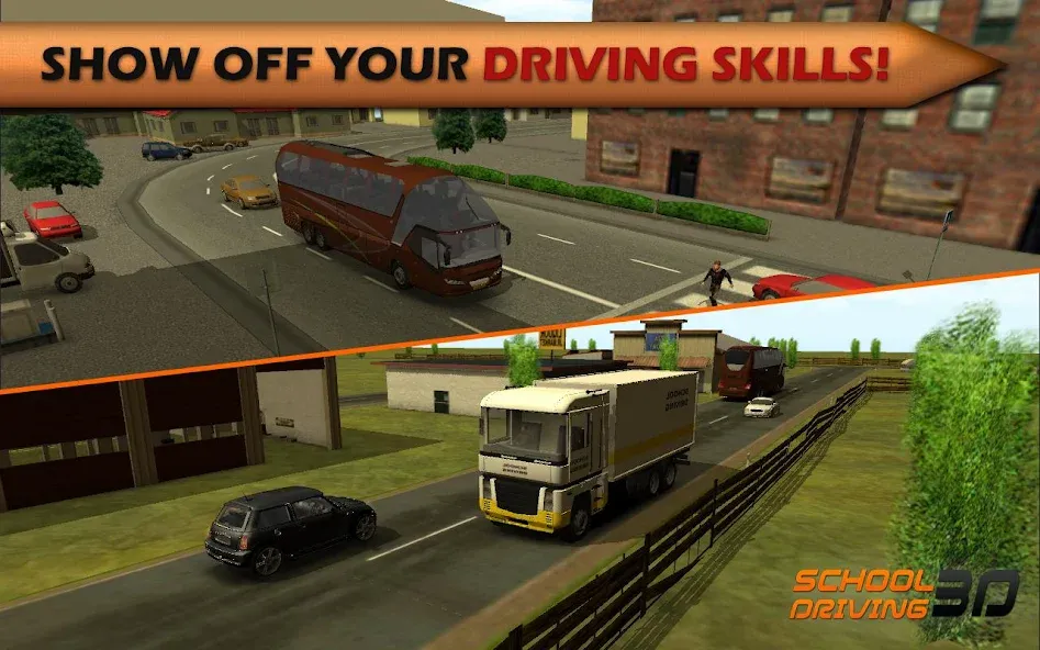 School Driving 3D [MOD: безлимитные деньги и всё открыто] (Бесплатно / APK) — скриншот 5