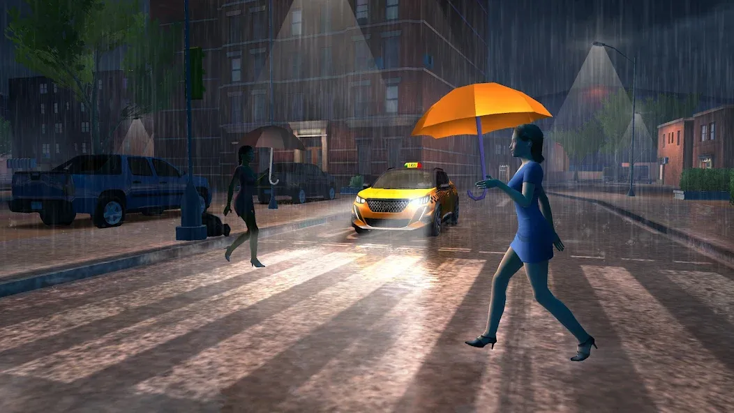 Взломанная Taxi Sim 2022 Evolution [MOD: безлимитные деньги и топливо] на Андроид — скриншот 2