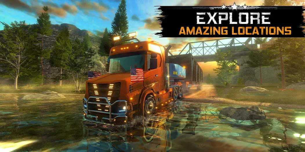 Truck Simulator USA Revolution [MOD: безлимитные деньги и топливо] (Бесплатно / APK) — скриншот 2