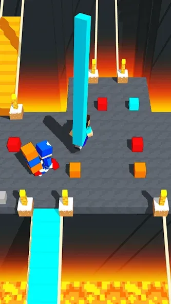 Craft Bridge Race [MOD: безлимитные ресурсы и быстрый бег] — Скачать бесплатно (APK) — скриншот 4