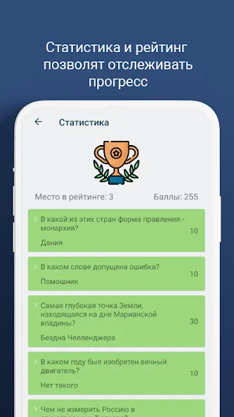 Взломанная Викторина - игра "эрудит" [MOD: без рекламы и подсказки доступны] на Андроид — скриншот 4