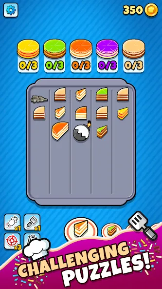 Piece of Cake! [MOD: безлимитные деньги и подсказки] (Бесплатно / APK) — скриншот 1