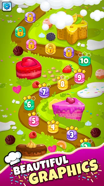 Piece of Cake! [MOD: безлимитные деньги и подсказки] (Бесплатно / APK) — скриншот 2