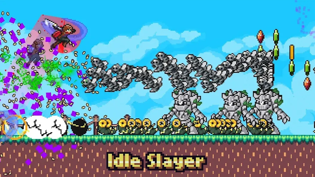 Idle Slayer [MOD: безлимитные ресурсы и быстрый прогресс] последняя версия — скриншот 1