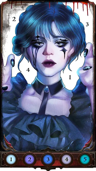 Скачать взлом Dark, Horror Color by Number [MOD: все картинки разблокированы] — скриншот 5