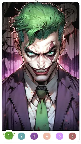Clown Color, Paint by number [MOD: яркие краски и все раскраски] на Андроид — скриншот 3