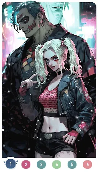 Clown Color, Paint by number [MOD: яркие краски и все раскраски] на Андроид — скриншот 4
