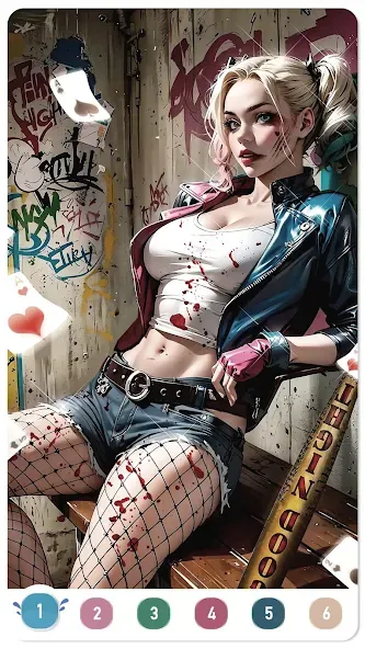 Clown Color, Paint by number [MOD: яркие краски и все раскраски] на Андроид — скриншот 5