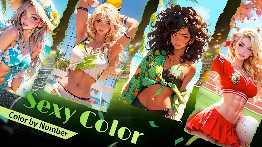 Adult Sexy Coloring Games [MOD: все раскраски разблокированы] — Скачать бесплатно (APK) — скриншот 3