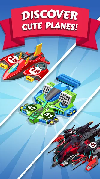 Merge Planes Idle Plane Game [MOD: безлимитные деньги и самолеты] — Скачать бесплатно (APK) — скриншот 4