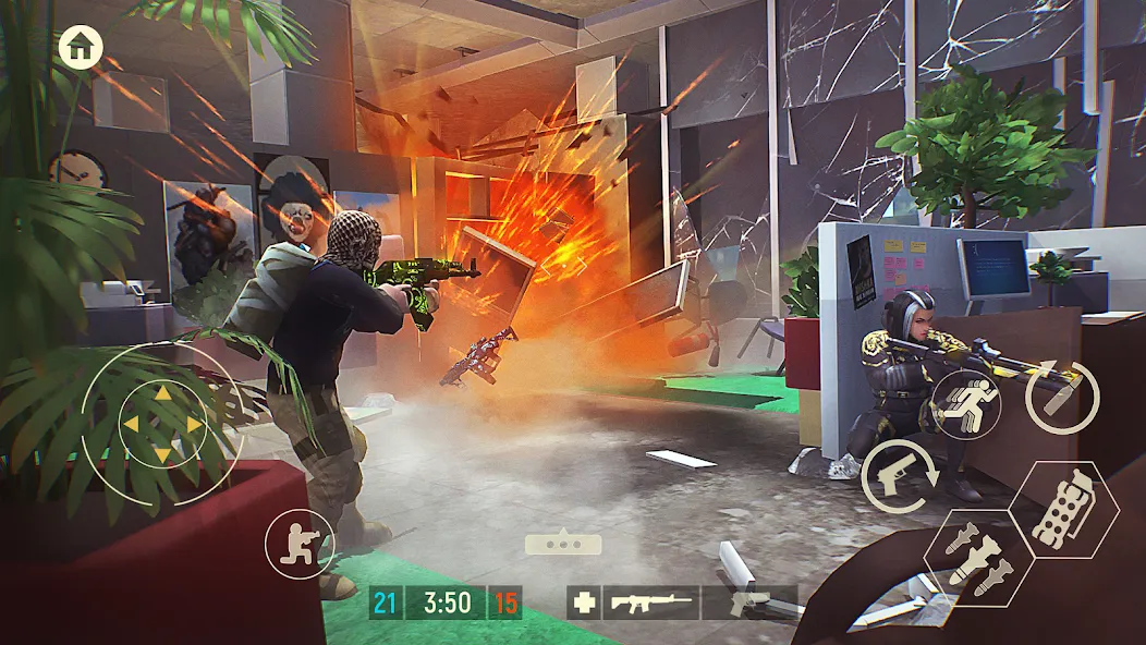 Скачать взлом Tacticool: 3rd person shooter [MOD: безлимитные деньги и боеприпасы] — скриншот 1