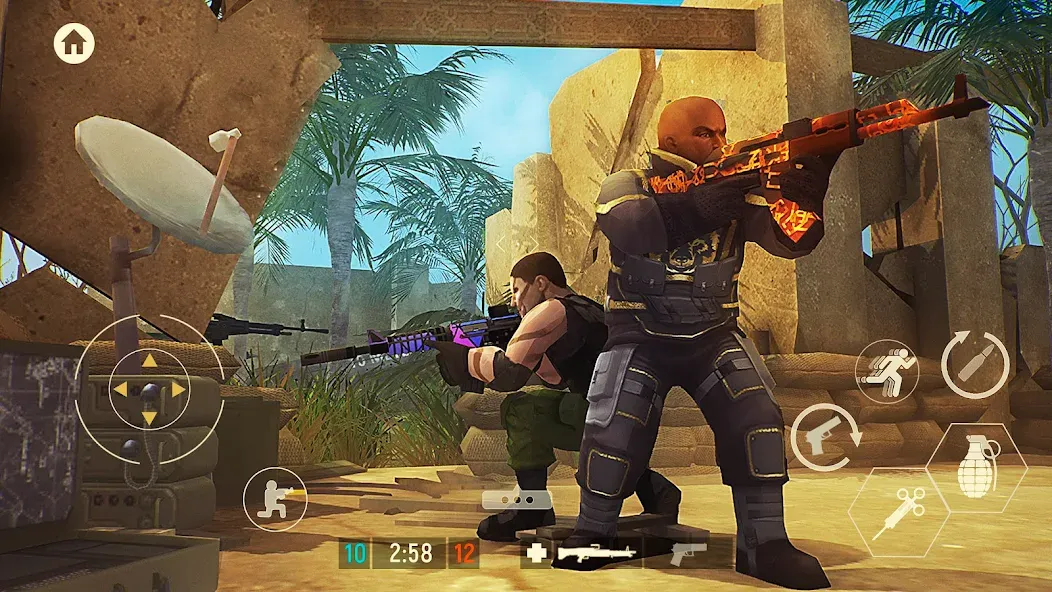 Скачать взлом Tacticool: 3rd person shooter [MOD: безлимитные деньги и боеприпасы] — скриншот 3