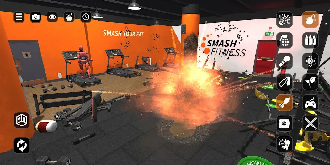 Скачать взлом Room Smash [MOD: разблокированы все комнаты и предметы] — скриншот 2