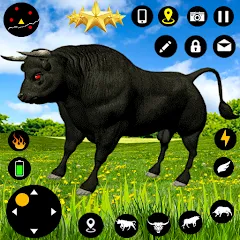 Взломанная Angry Bull Attack Fight Games [MOD: безлимитные деньги и здоровье] на Андроид