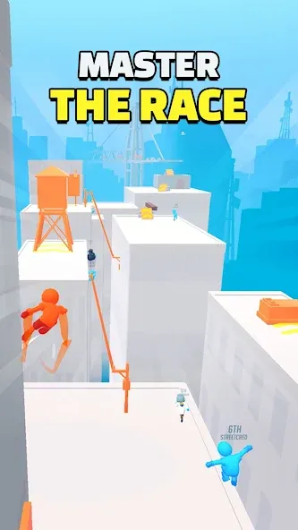 Parkour Race - FreeRun Game [MOD: безлимитные деньги и ускоренный бег] — Скачать бесплатно (APK) — скриншот 3