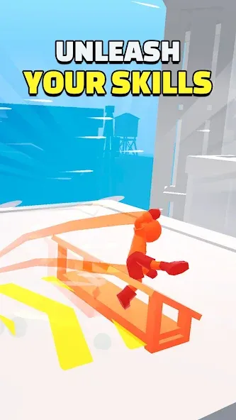 Parkour Race - FreeRun Game [MOD: безлимитные деньги и ускоренный бег] — Скачать бесплатно (APK) — скриншот 4