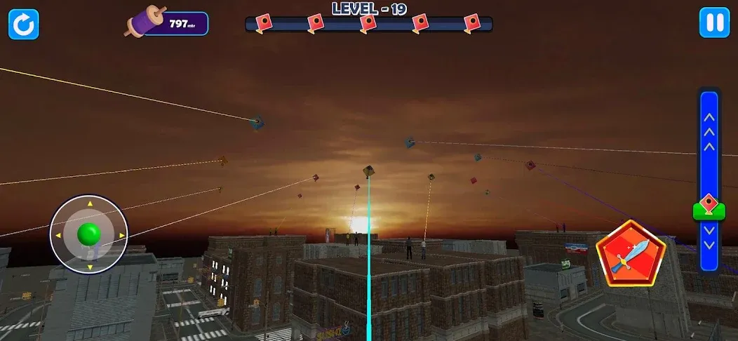 Взломанная Indian Kite Flying 3D [MOD: безлимитные деньги и все кайты открыты] на Андроид — скриншот 4